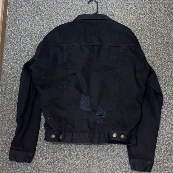 Black Denim Jacket - Picture 2 of 2